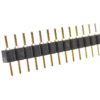 Header de pini 1x40 tata 2.54mm profil ingust auriti h10mm